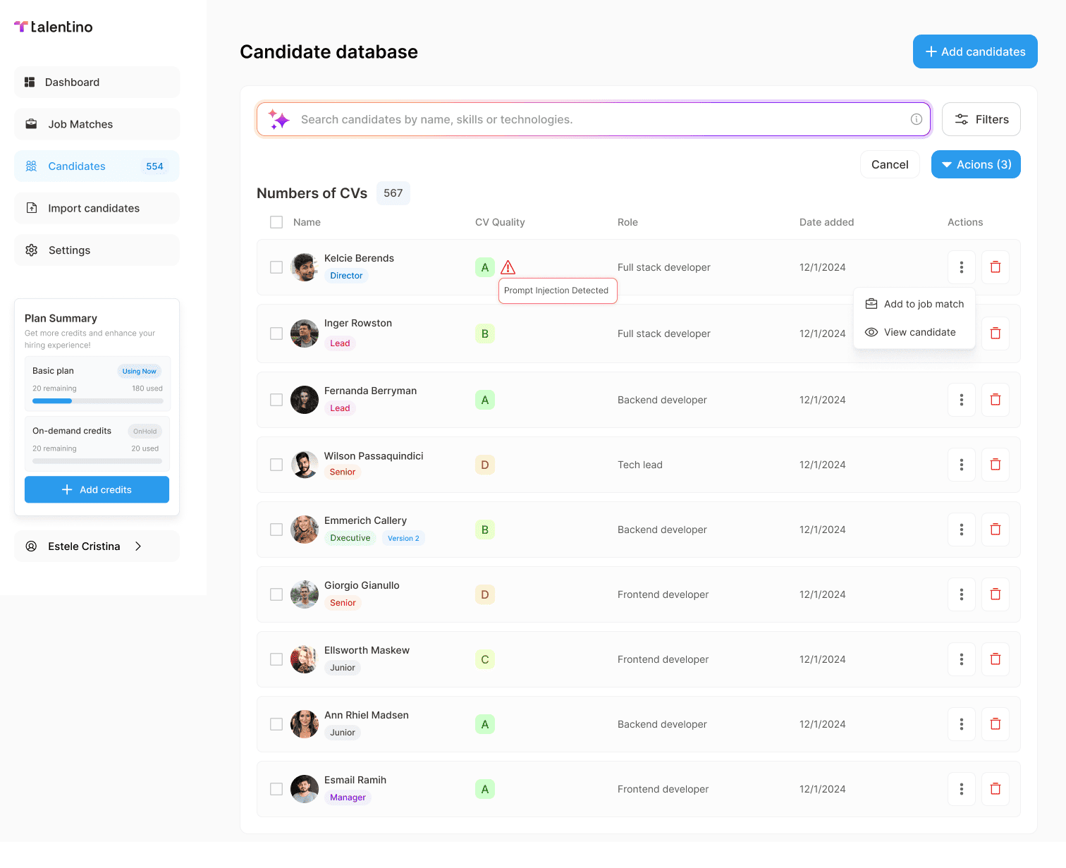 Platform Dashboard
